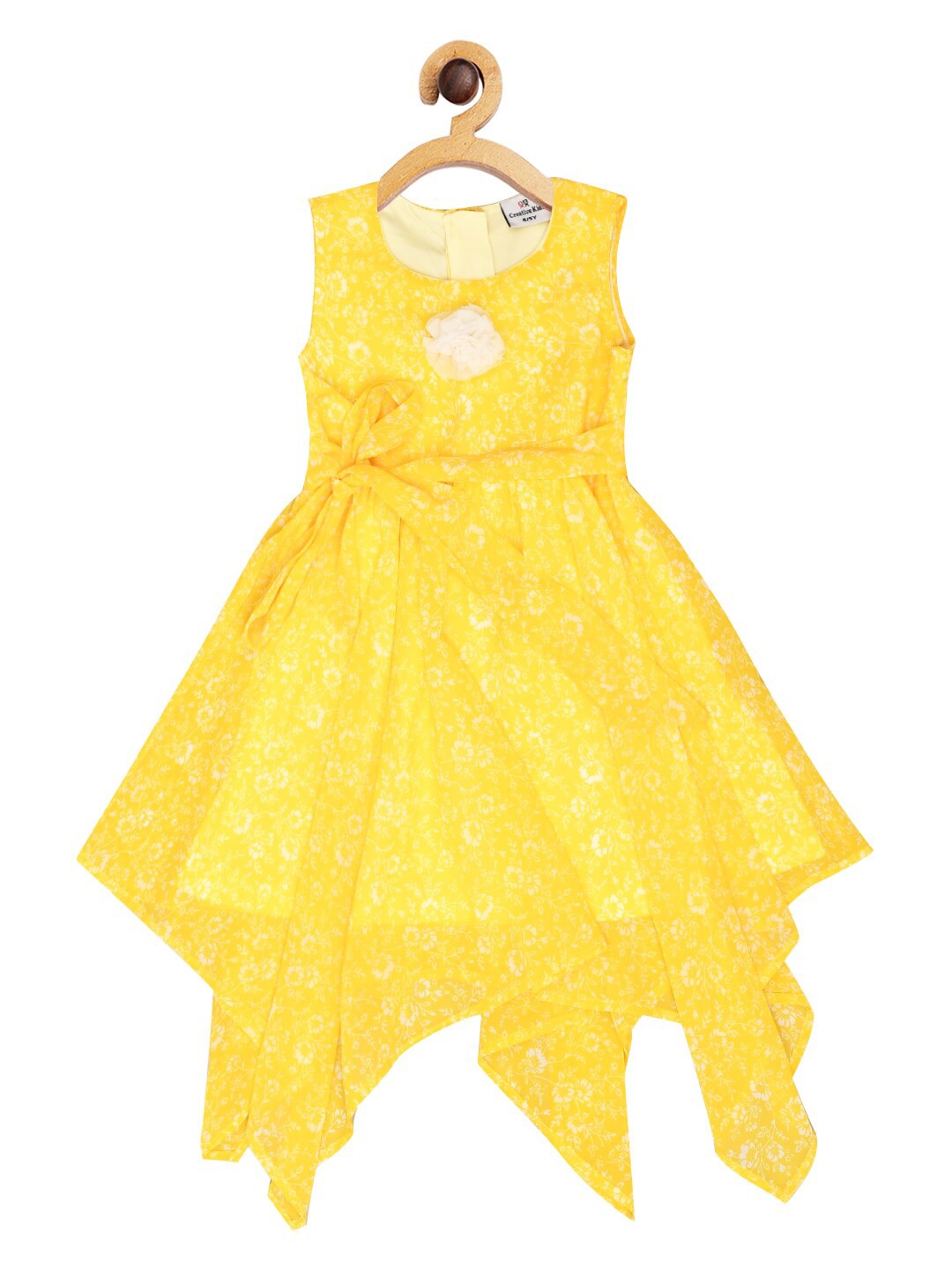 

Creative Kids Yellow Floral Dress