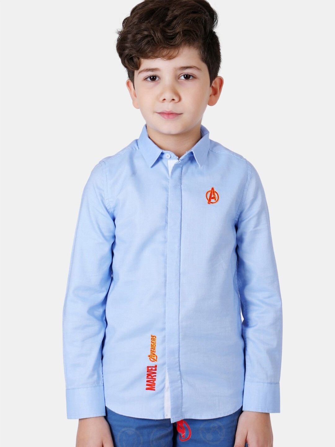 

One Friday Boys Blue Relaxed Casual Shirt