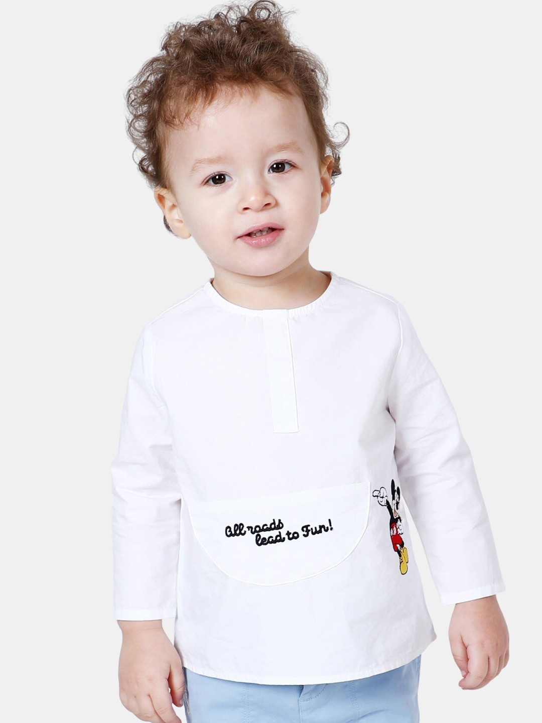 

One Friday Boys White Relaxed Casual Shirt