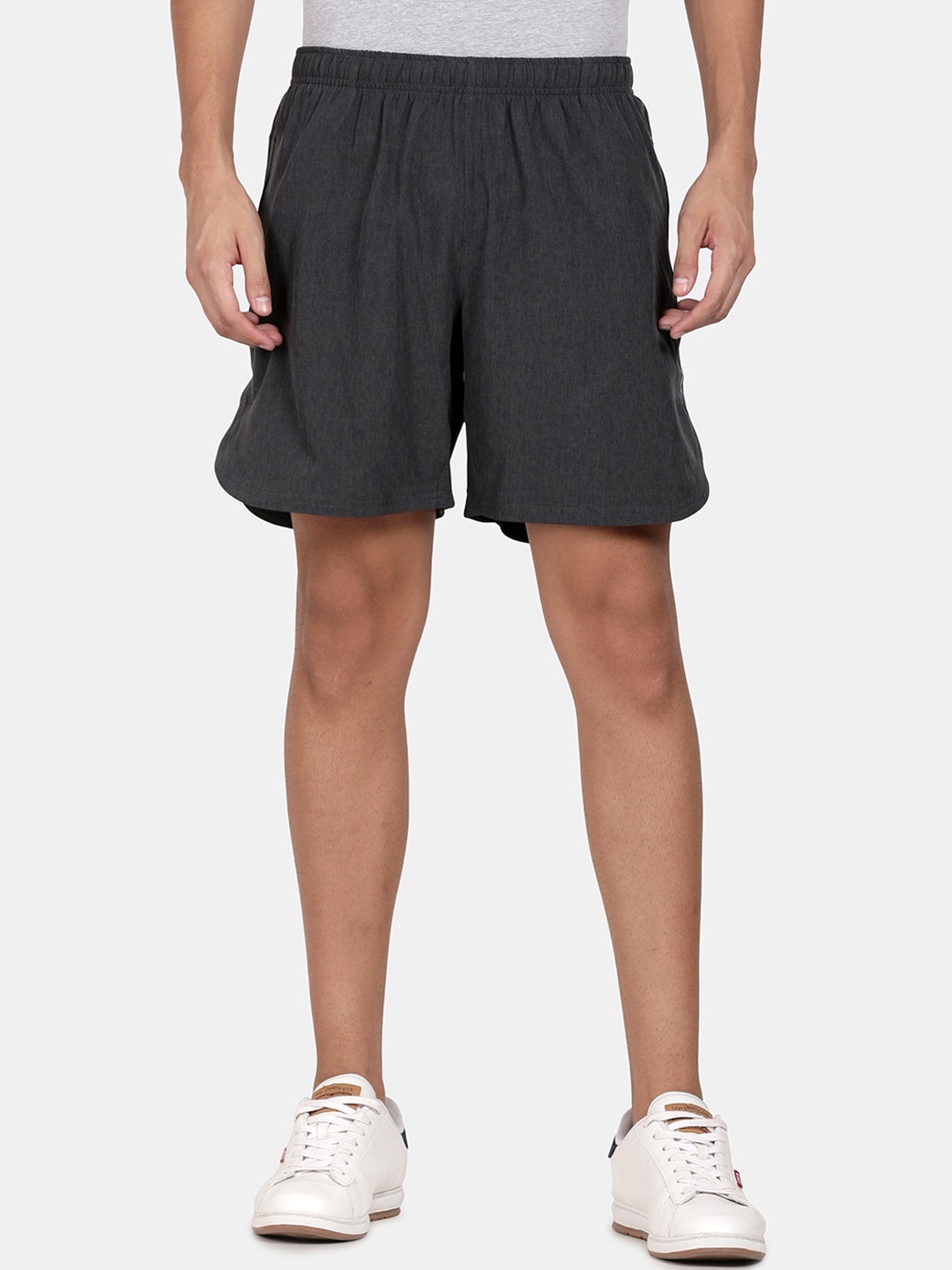 

t-base Men Grey Sports Shorts