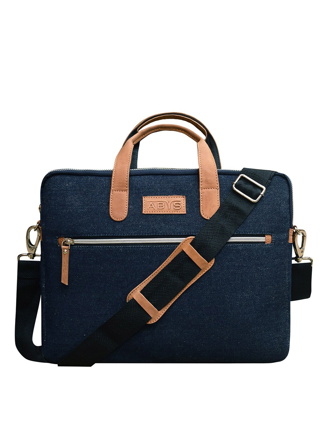 

ABYS Unisex Blue Colourblocked Laptop Bag