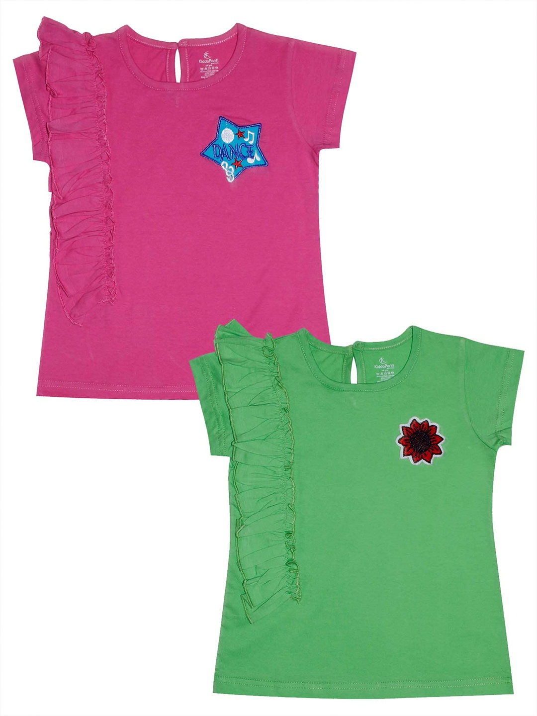 

KiddoPanti Girls Pink 2 T-shirt