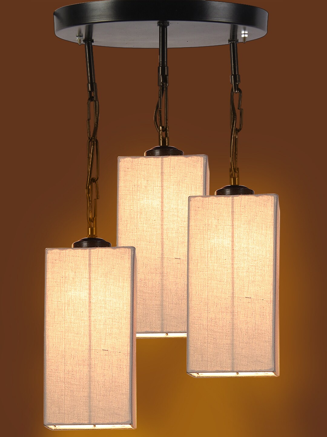 

Devansh Grey Square Drum Cluster Ceiling Lamp