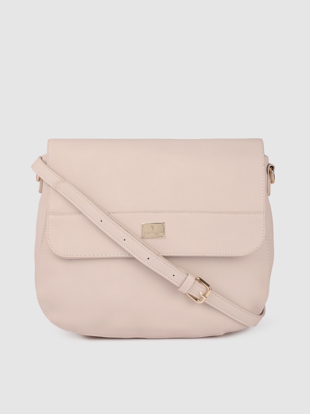 

Van Heusen Beige PU Structured Sling Bag