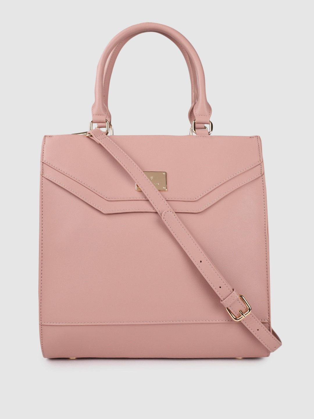 

Van Heusen Women Rose PU Structured Handheld Bag
