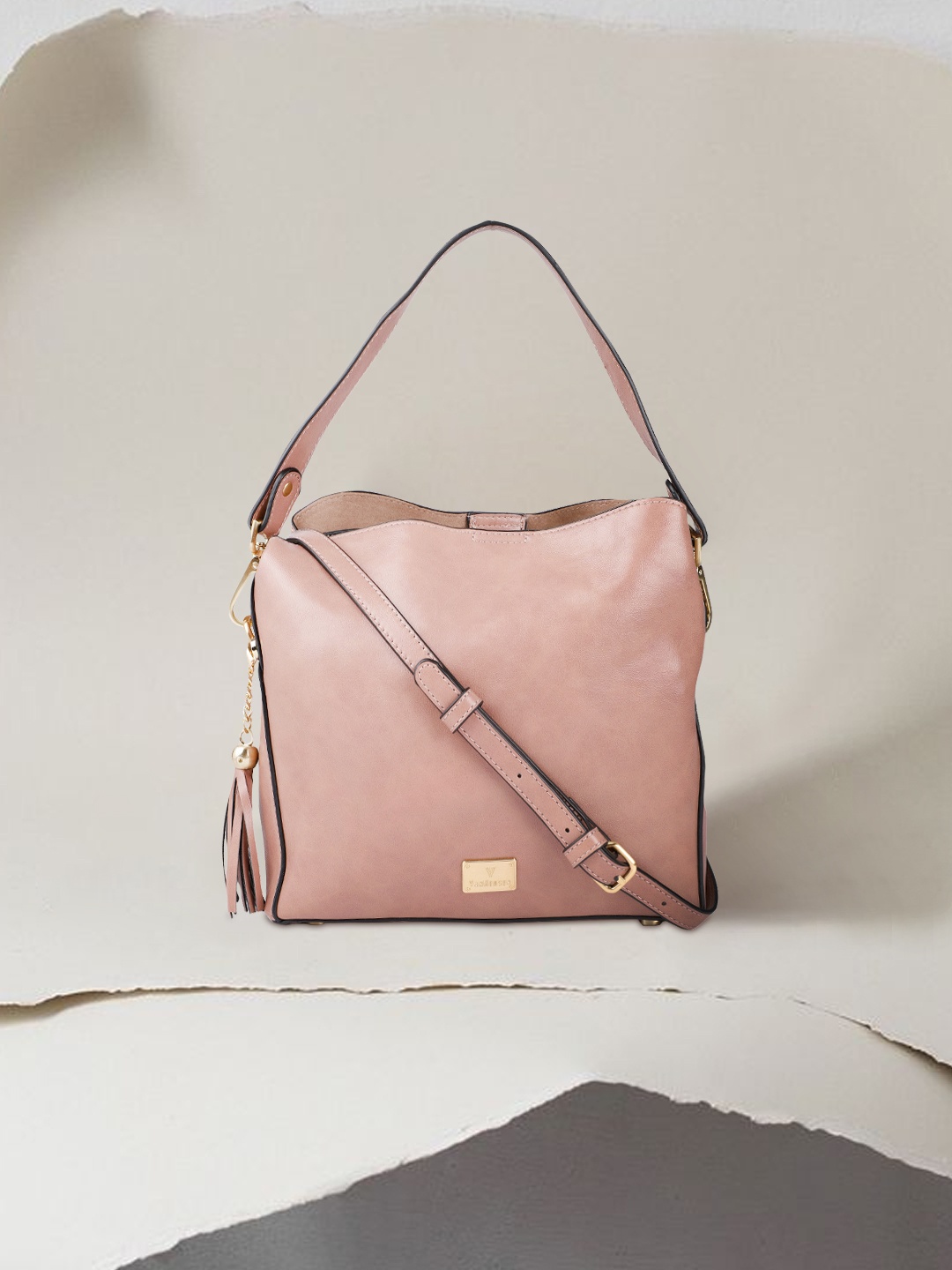 

Van Heusen Women Rose PU Structured Shoulder Bag