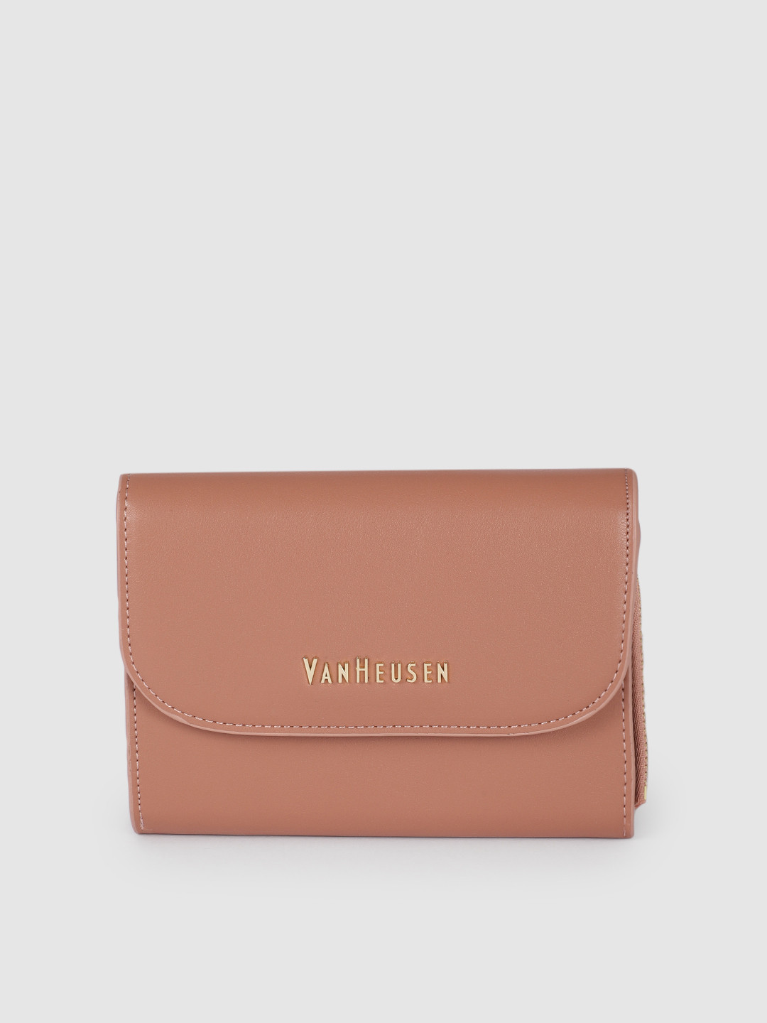 

Van Heusen Women Pink PU Three Fold Wallet