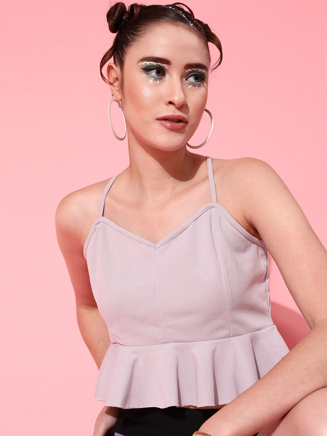 

STREET 9 Elegant Lavender Solid Top