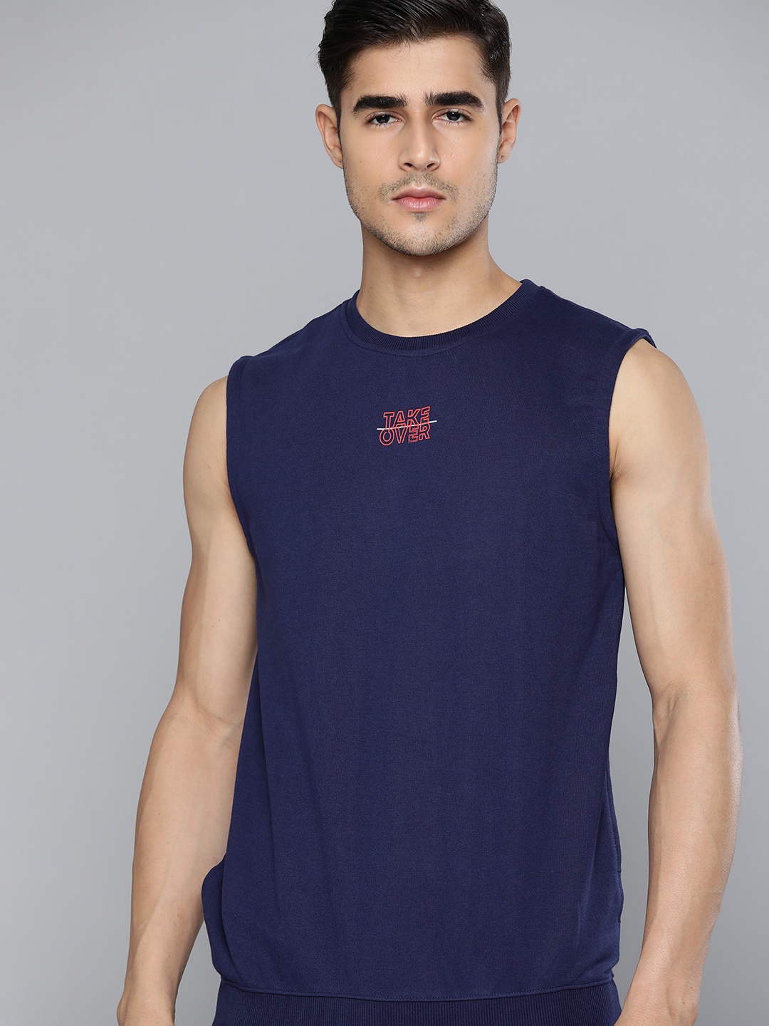 

HRX by Hrithik Roshan Men Blue Lifestyle Sweatshirt