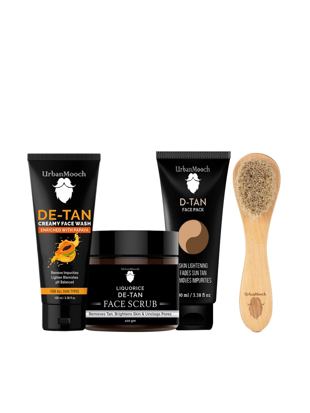 

UrbanMooch Men De-Tan Skincare Combo, Black