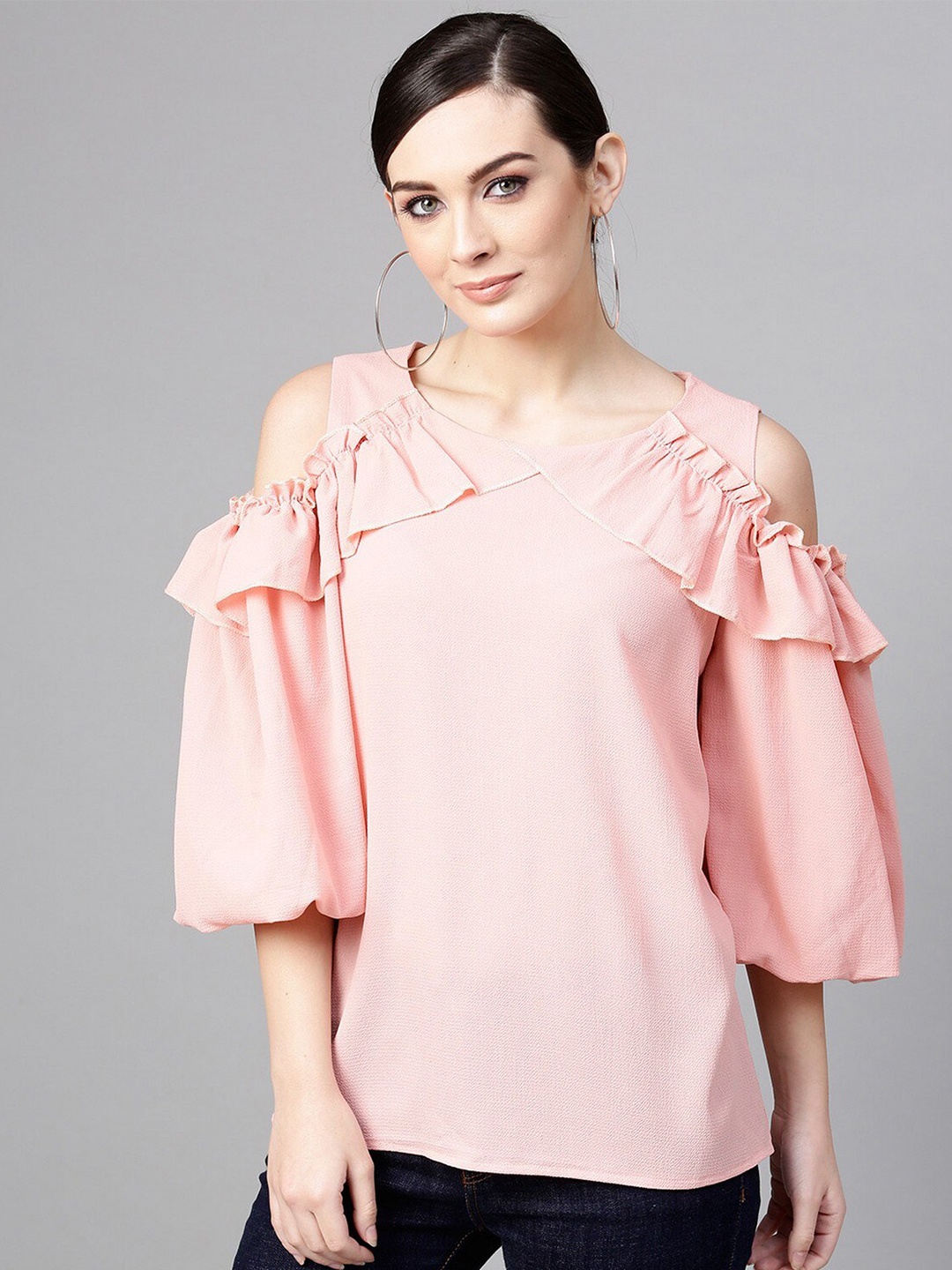 

Pannkh Pink Solid Top