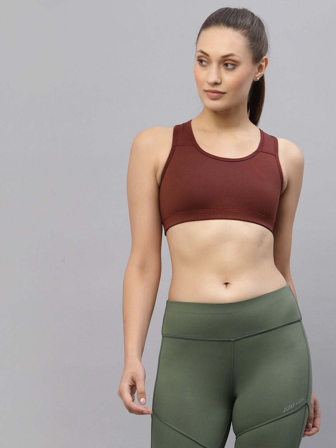 

JUMP USA Maroon T-shirt Bra