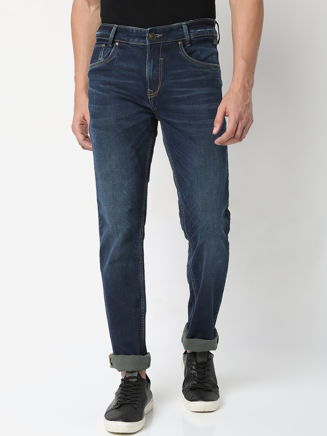 

Mufti Men Blue Light Fade Stretchable Jeans