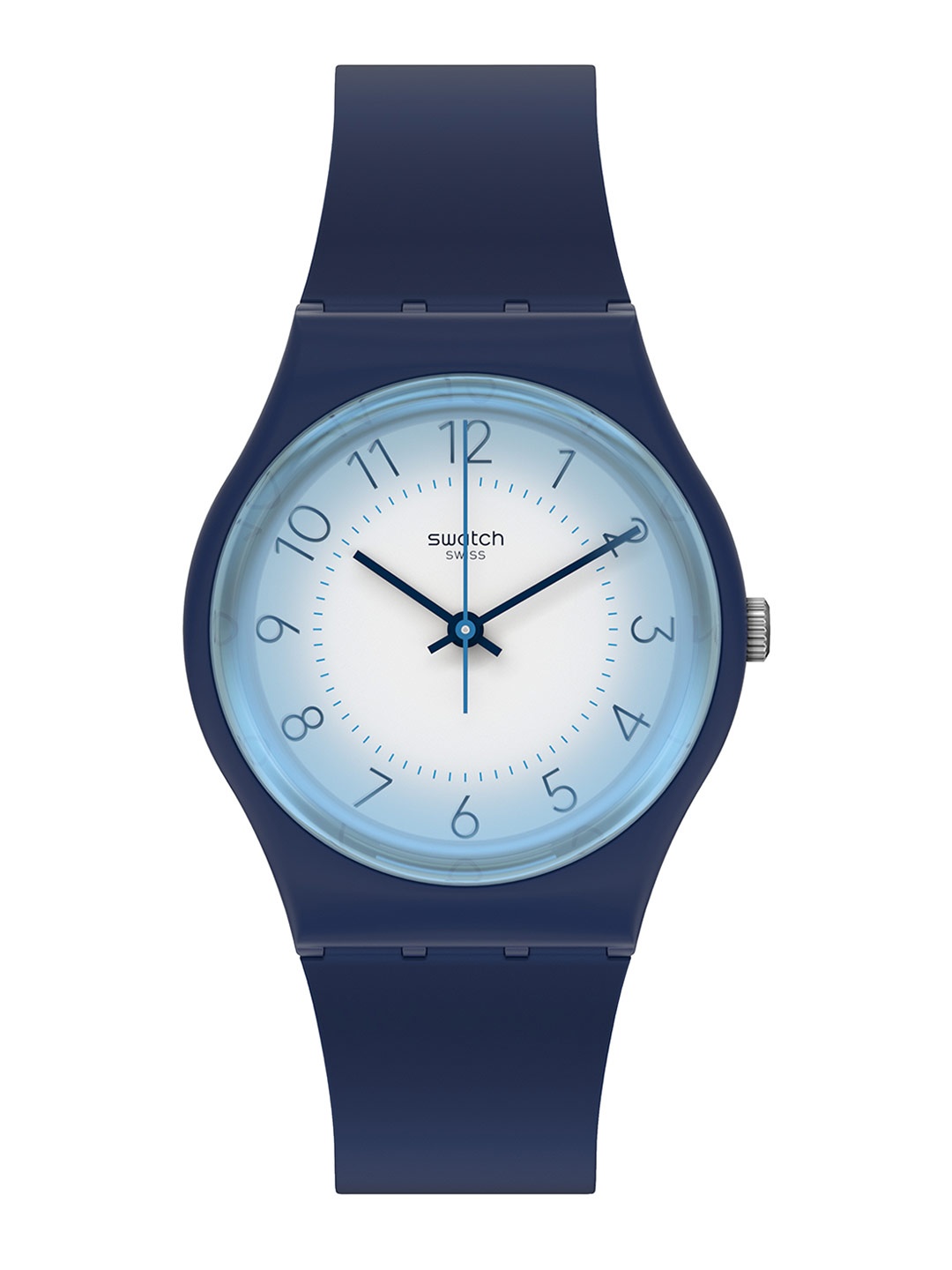 

Swatch White Dial & Blue Straps Analogue Watch GN279