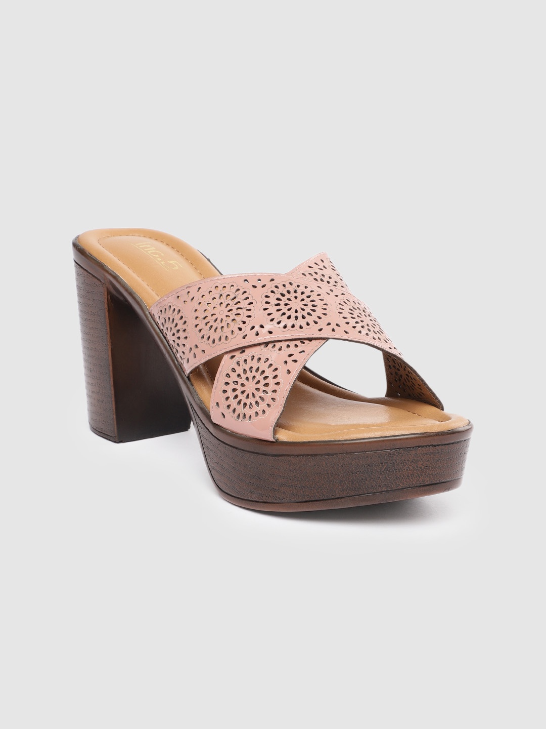 

Inc 5 Women Peach-Coloured Platform Sandals