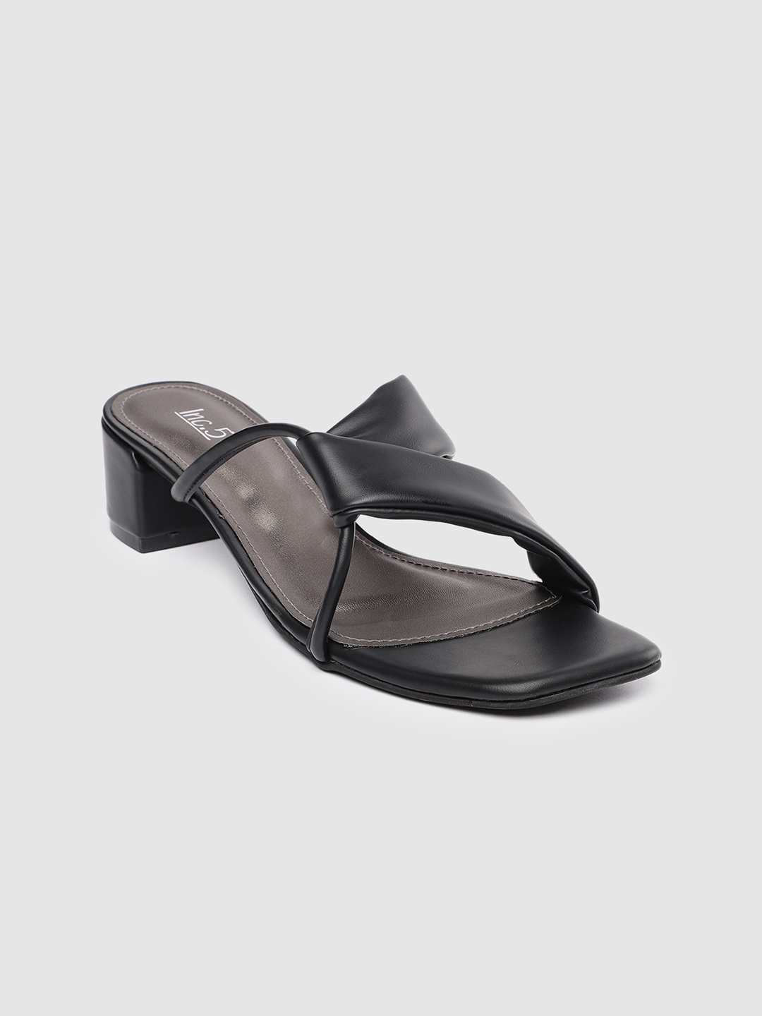 

Inc 5 Women Black Block Sandals