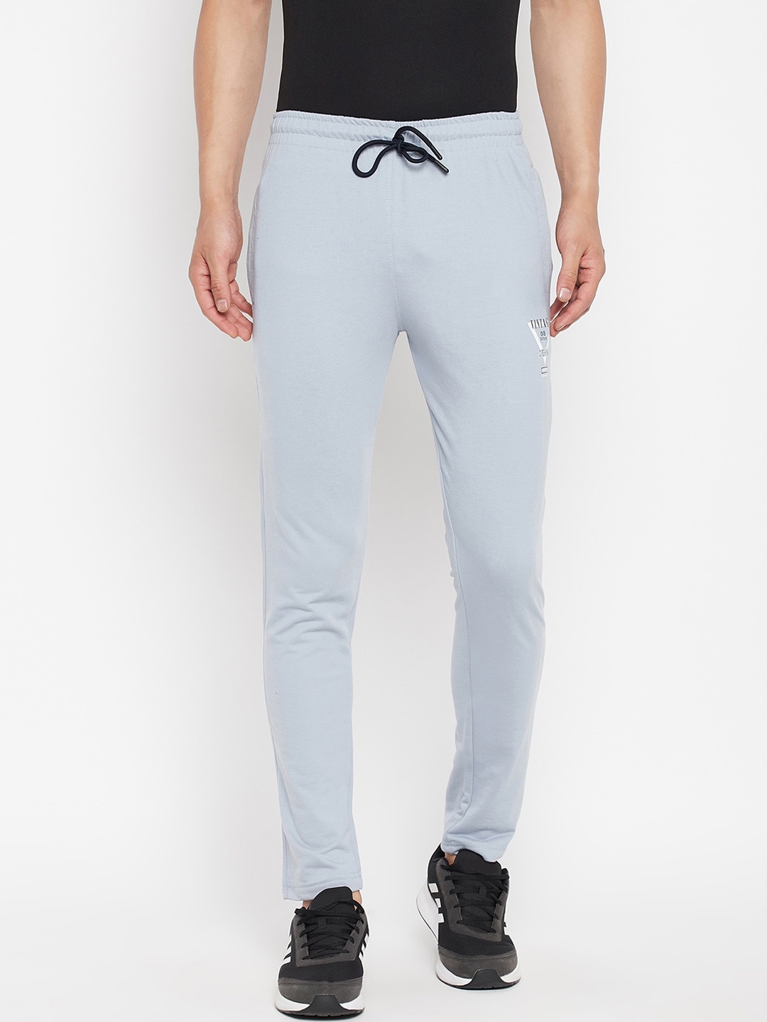 

FirstKrush Men Blue Solid Cotton Track Pant