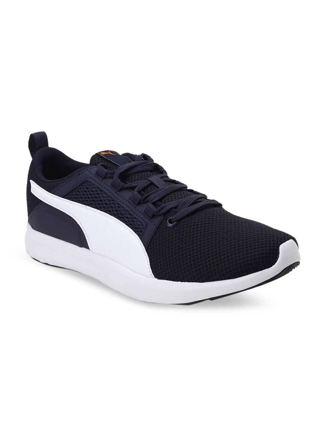 

Puma Men Navy Blue Textured Sneakers
