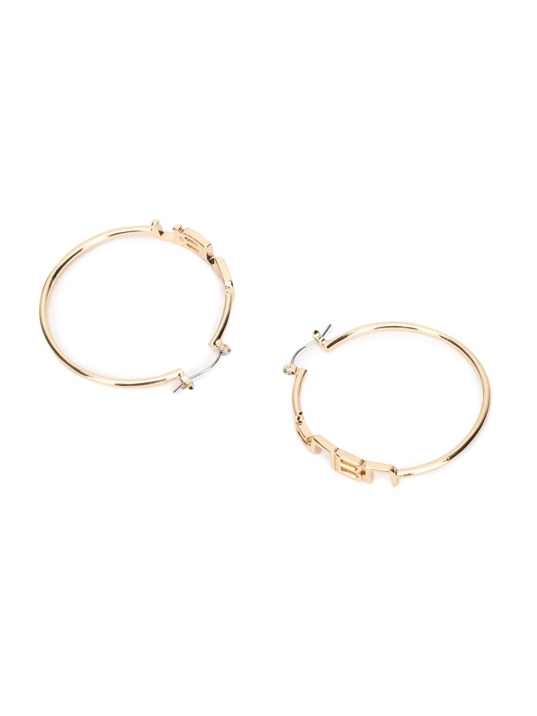 

FOREVER 21 Gold-Toned Contemporary Studs Earrings