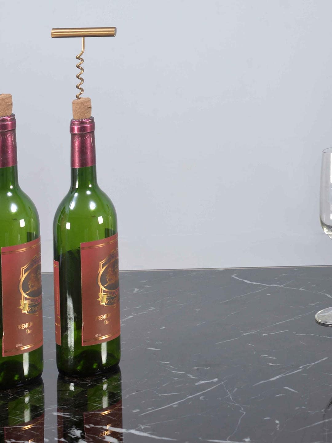 

Athome by Nilkamal Gold-Toned Solid Wine Cork Screwer