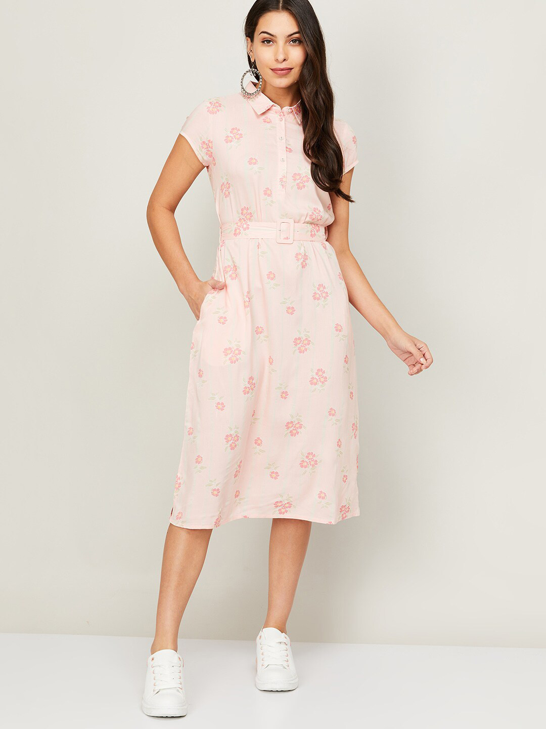 

Colour Me by Melange Women Pink Printed Tunic