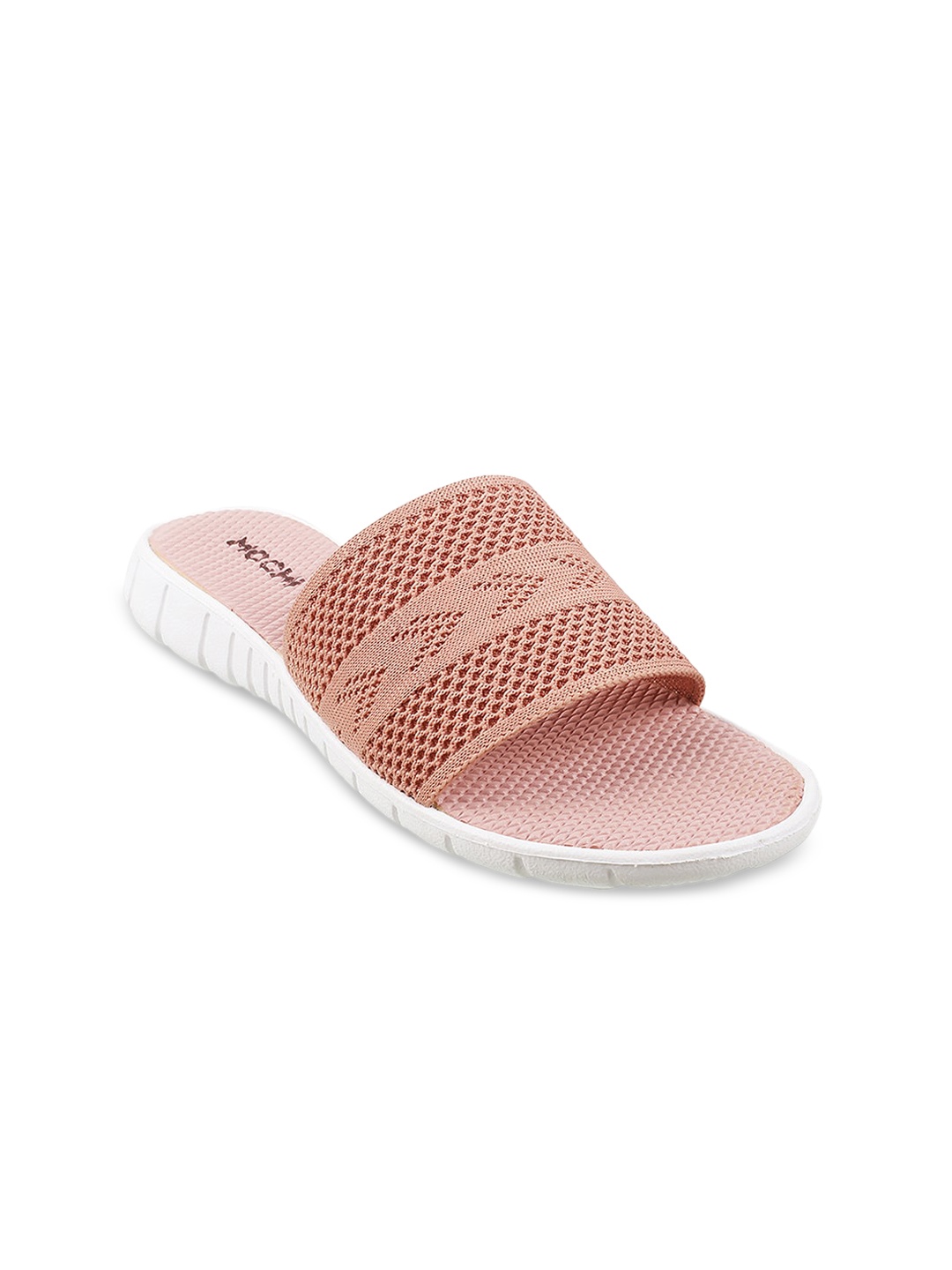 

Mochi Women Pink Open Toe Flats