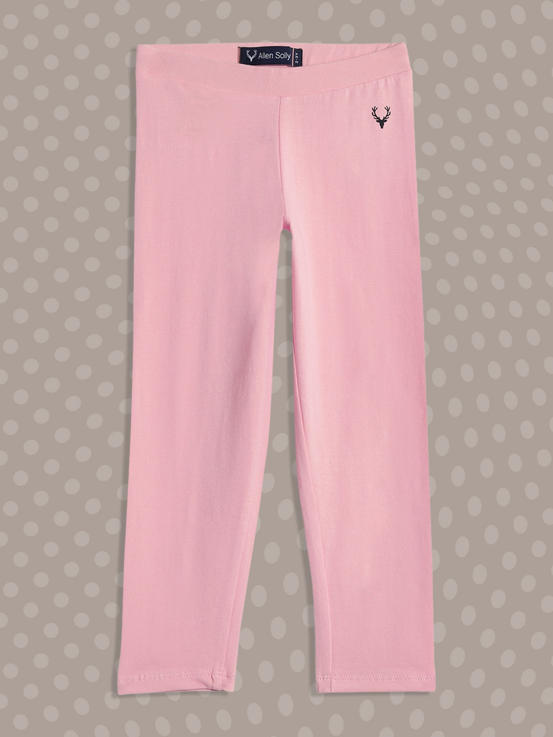 

Allen Solly Junior Girls Pink Solid Ankle Length Leggings