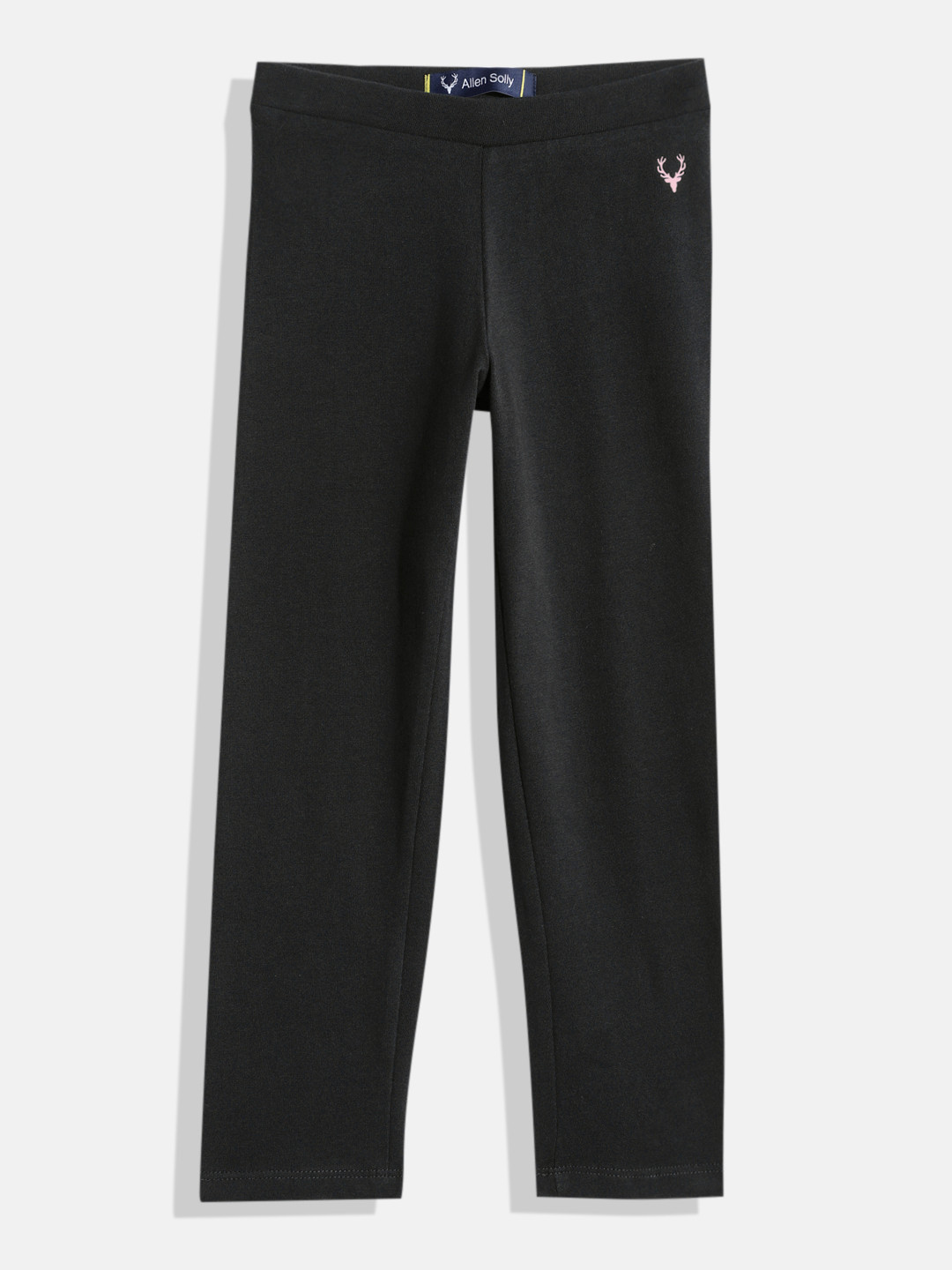 

Allen Solly Junior Girls Black Solid Ankle Length Leggings