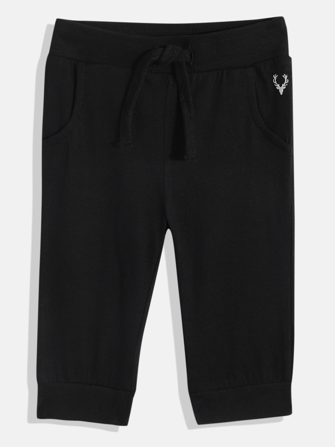 

Allen Solly Junior Infant Boys Pure Cotton Joggers, Black