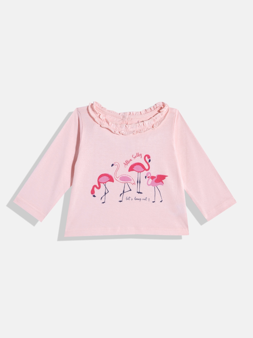 

Allen Solly Junior Girls Pure Cotton Ruffles Top, Pink