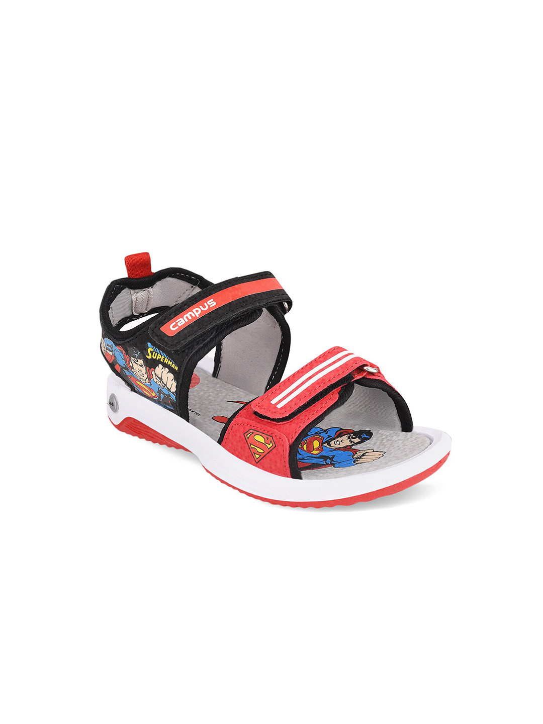 

Campus Unisex Kids Black & Red Comfort Sandals