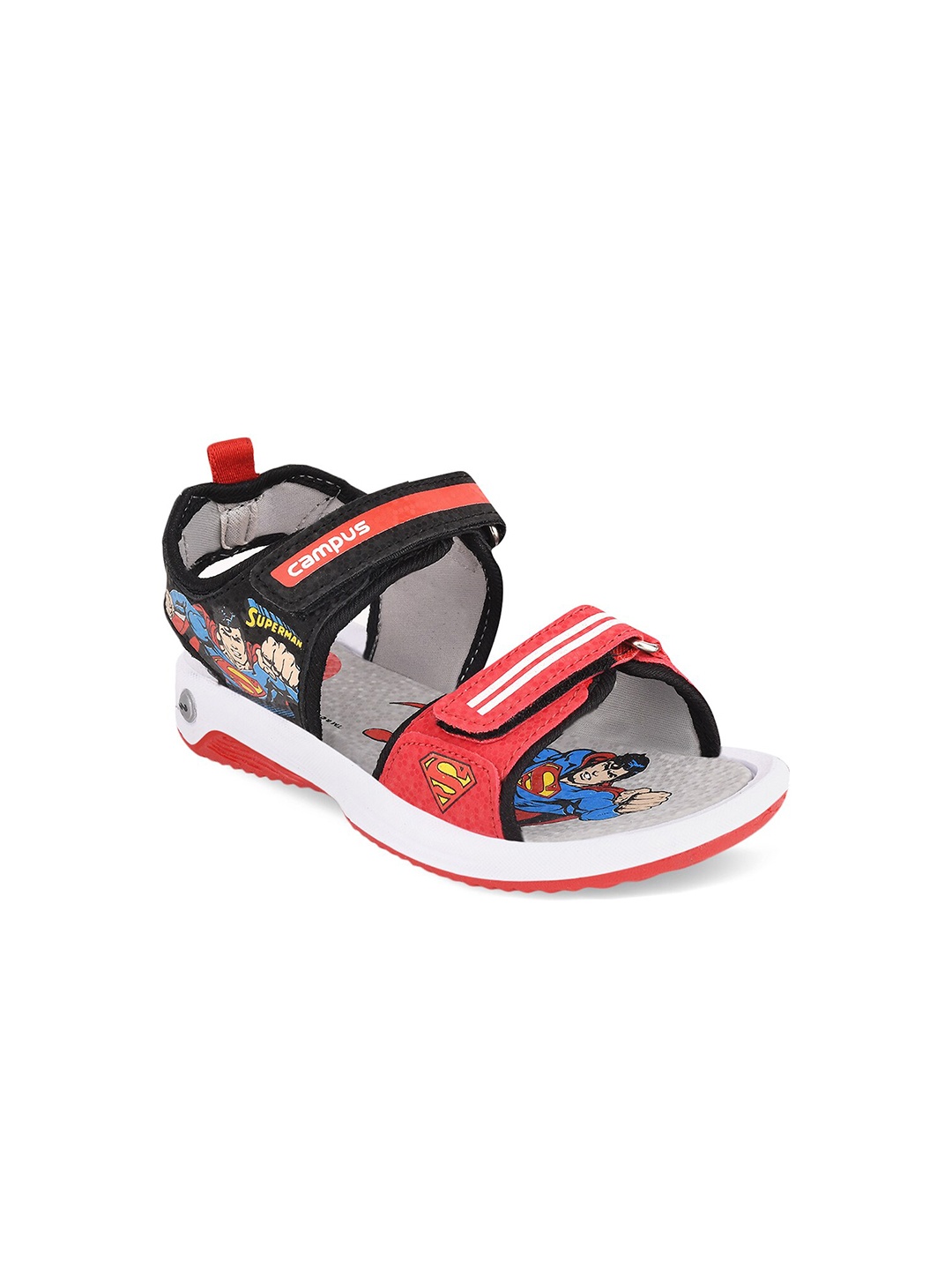 

Campus Unisex Kids Black & Red Comfort Sandals