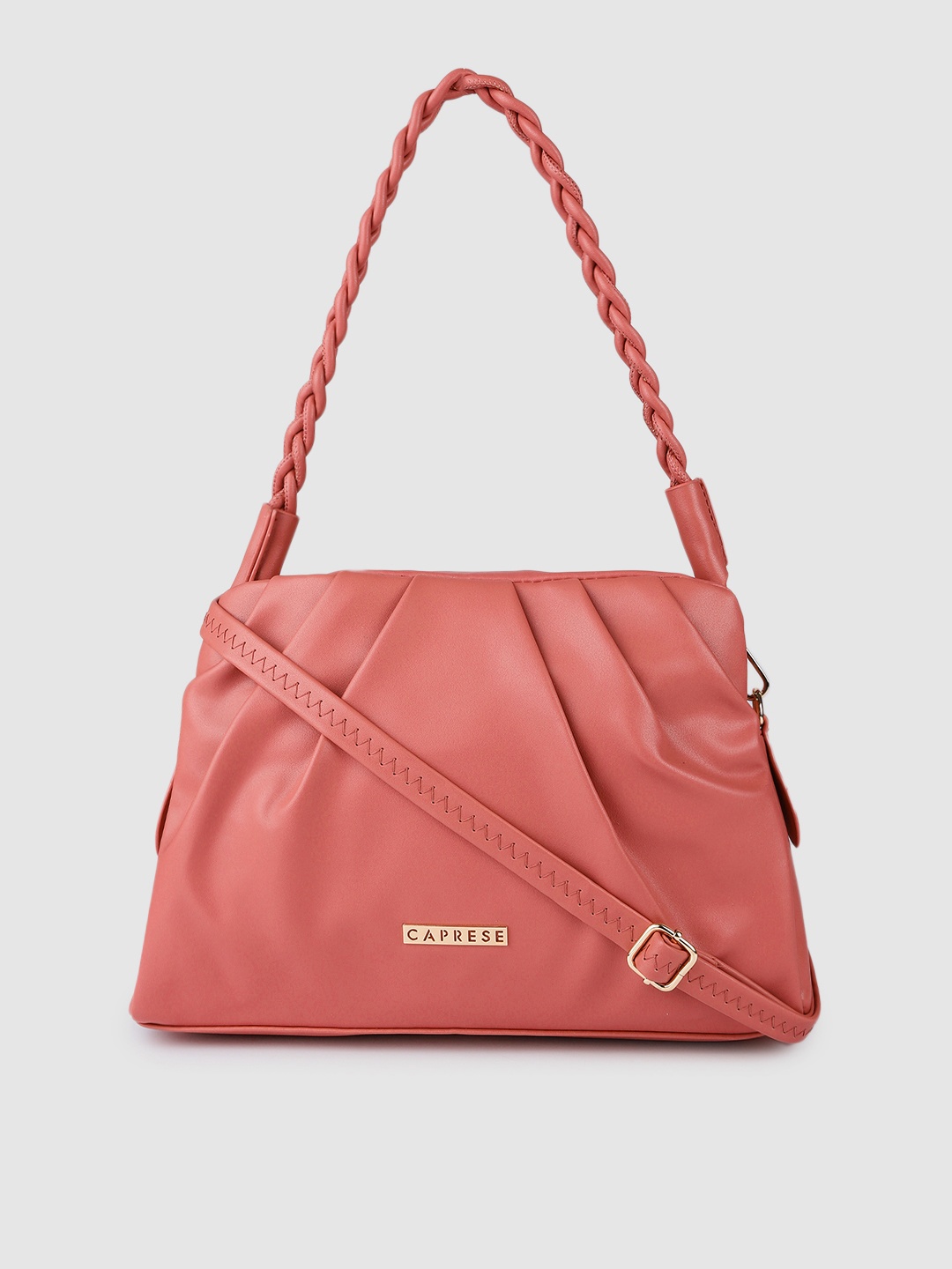 

Caprese Rose Solid Structured Shoulder Bag