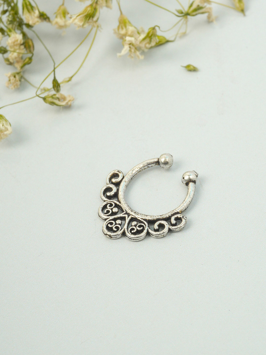 

Urmika Silver-Plated Septum Nosering