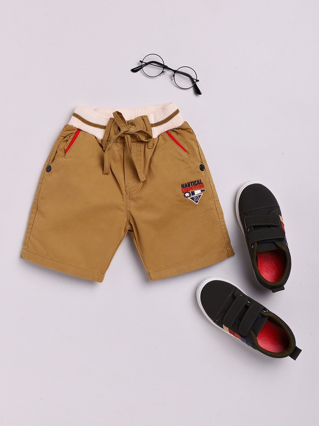 

Olio Kids Boys Khaki Shorts