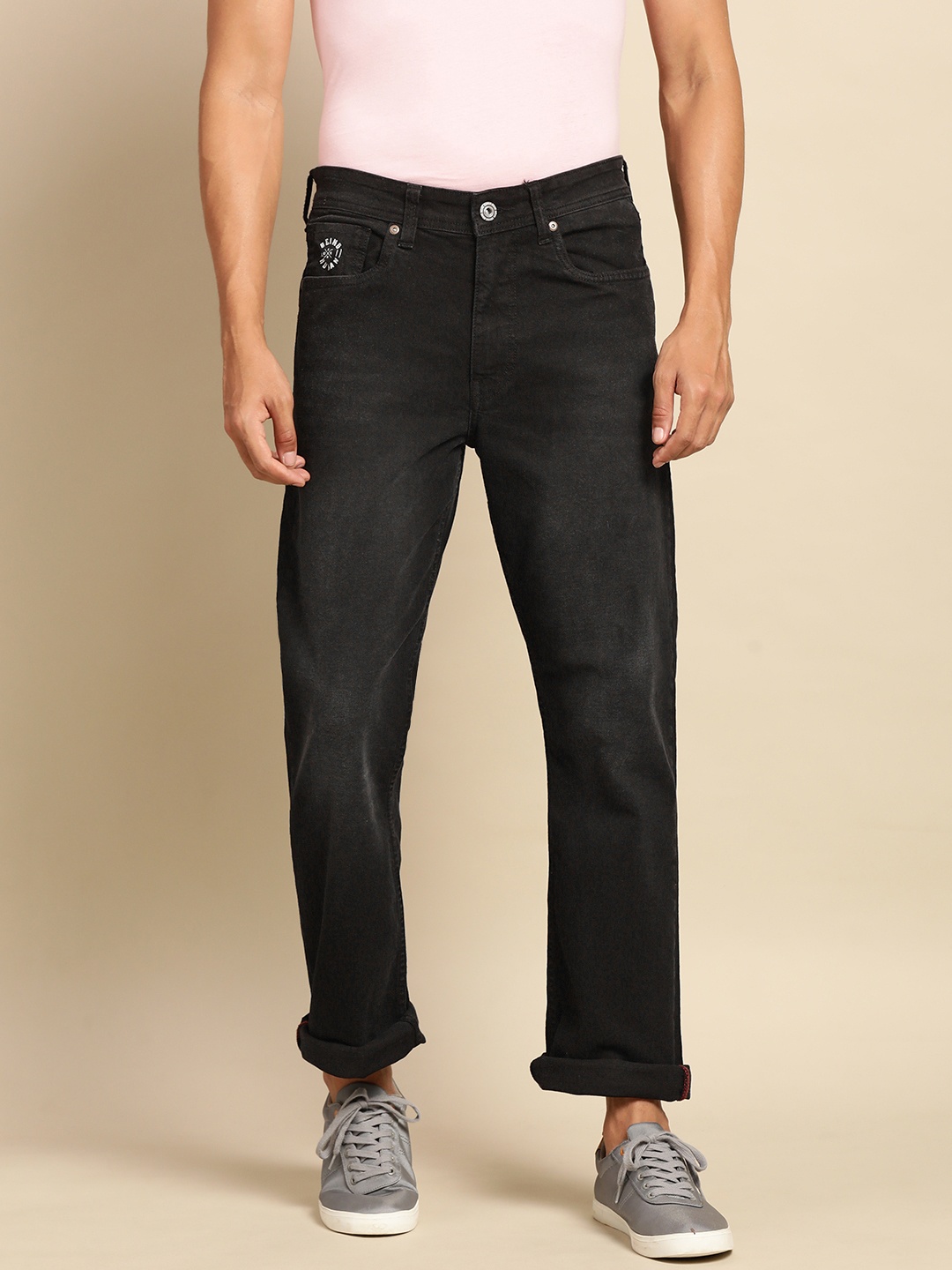 

Being Human Men Black Bootcut Jeans