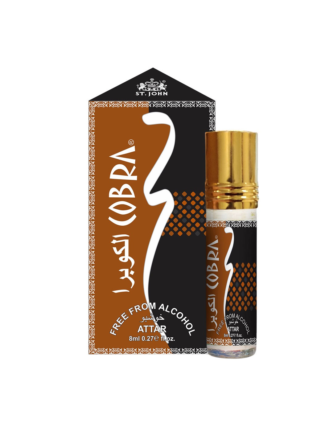 

St. John Unisex Ameerah Cobra Attar Roll-On, Black