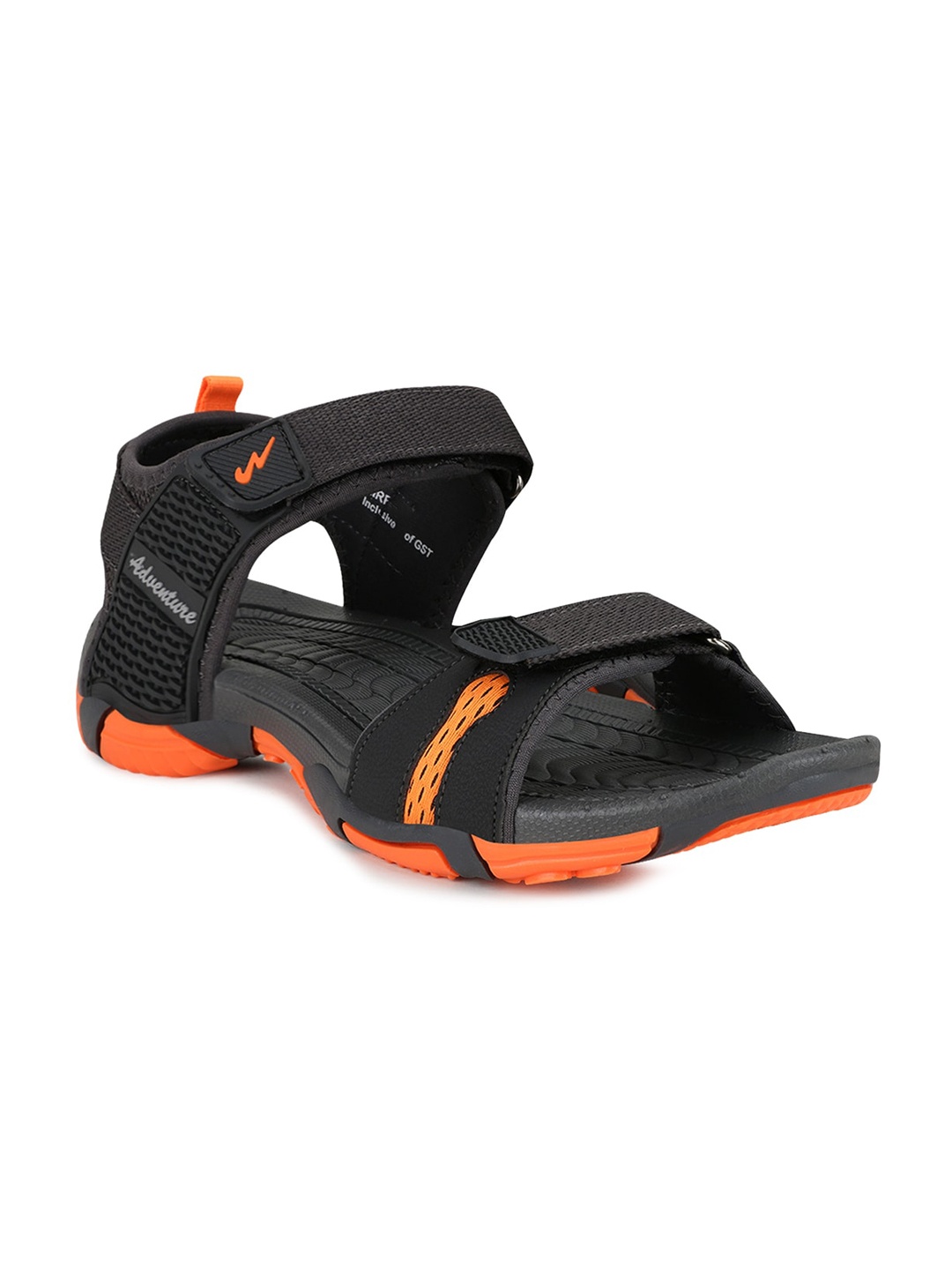 

Campus Men Sandals, Black