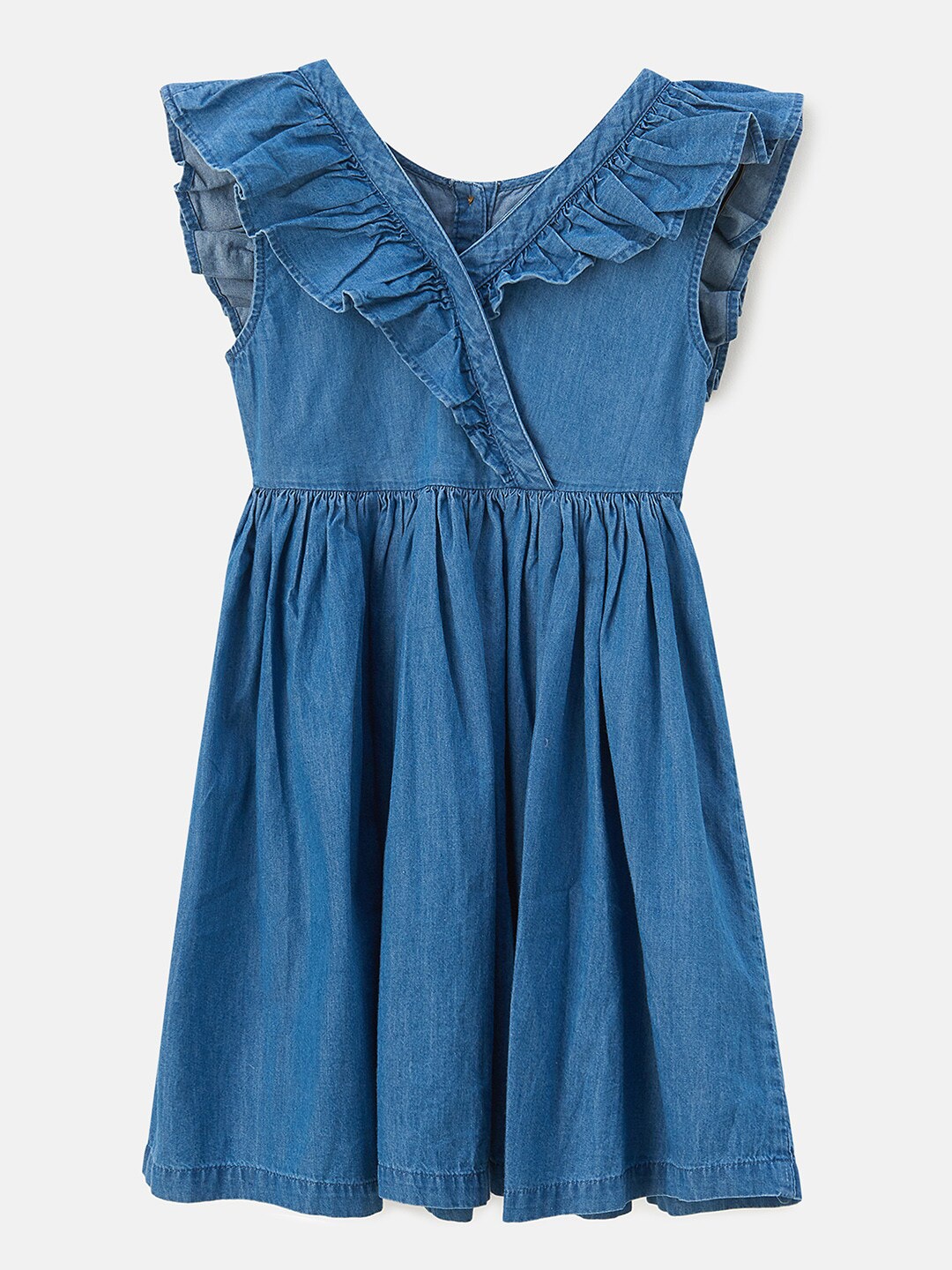 

Angel & Rocket Girls Blue Self Design Dress