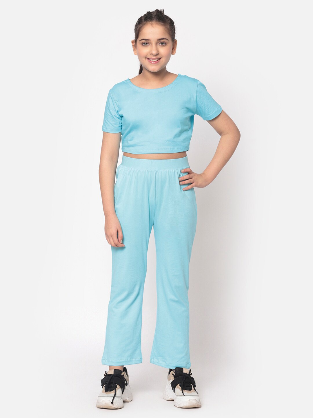 

MINOS Girls Blue T-shirt with Trousers
