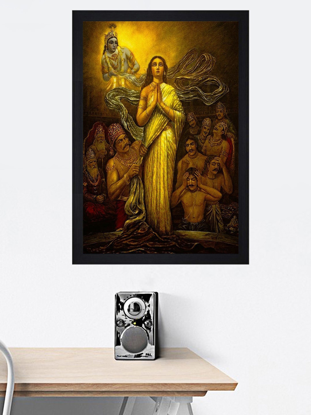 

Gallery99 Multicolored Draupadi Haran Framed Wall Art, Multi