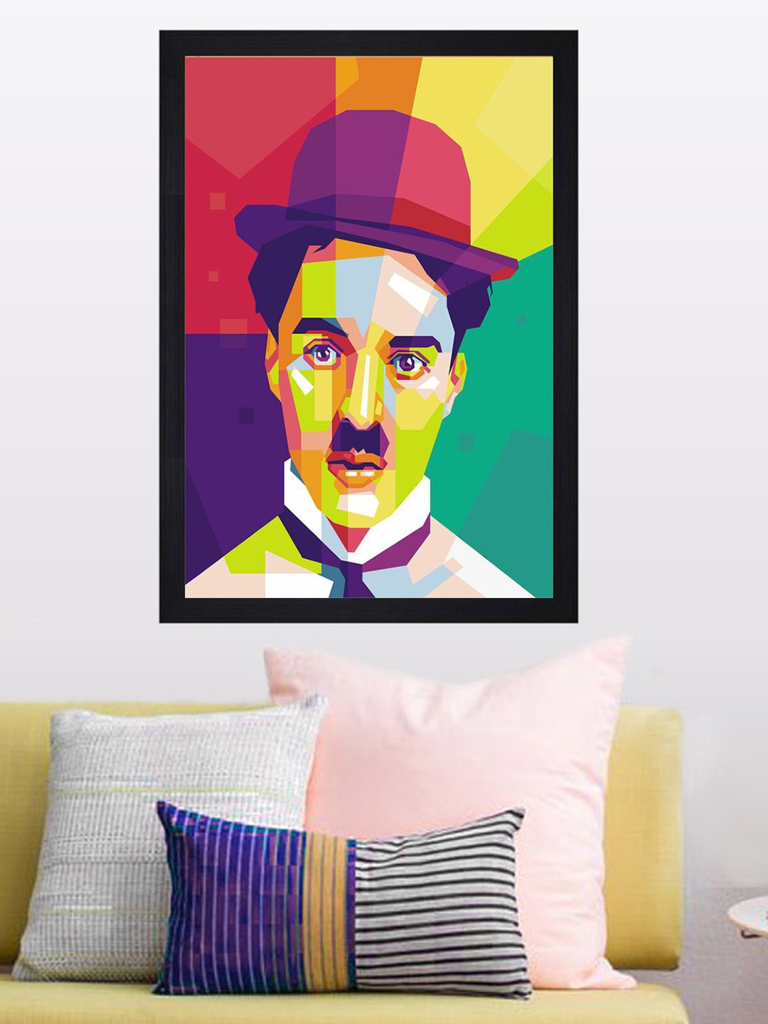 

Gallery99 Multi Charlie Chaplin Texture Paper Framed Wall Art