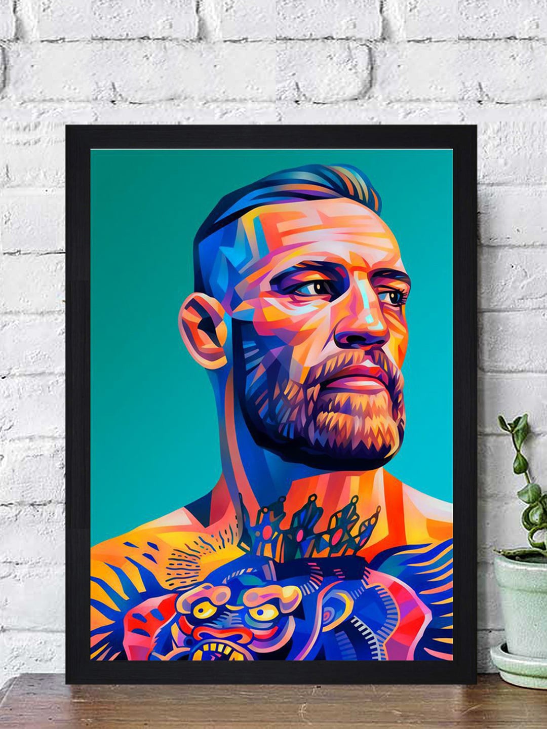 

Gallery99 Multicolored Conor Mc Greor Art Print Framed Wall Art, Multi