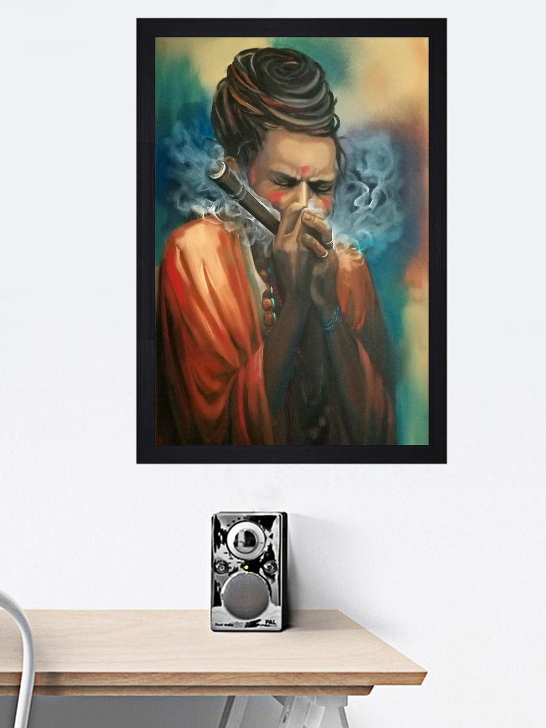 

Gallery99 Multicoloured Sadhu Paper Framed Wall Art, Multi