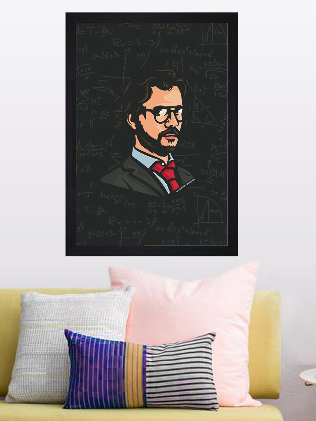 

Gallery99 Multicoloured Money Heist Paper Framed Wall Art, Multi