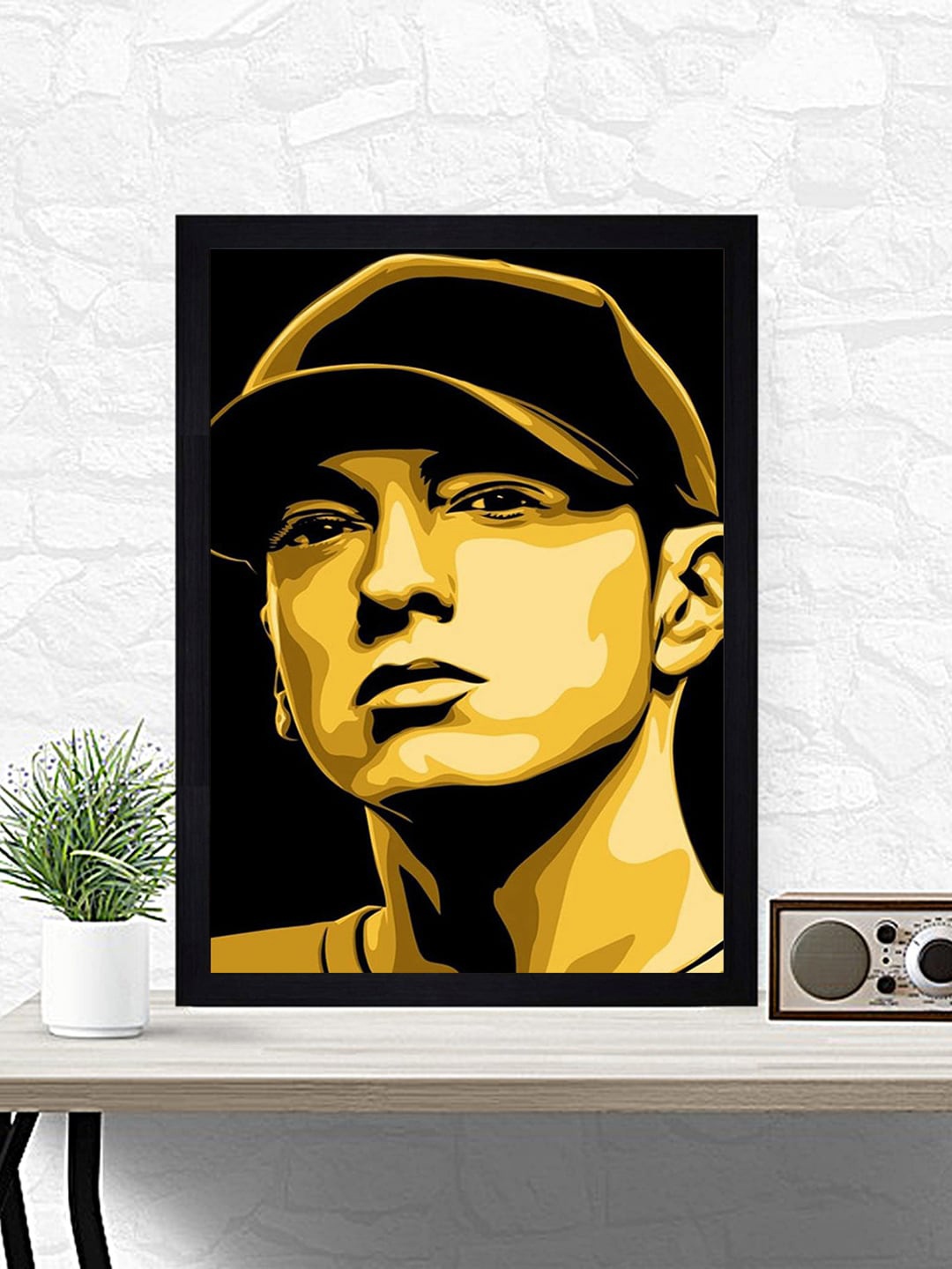 

Gallery99 Multicolored Eminem Jay Z Renegade Art Print Framed Wall Art, Multi