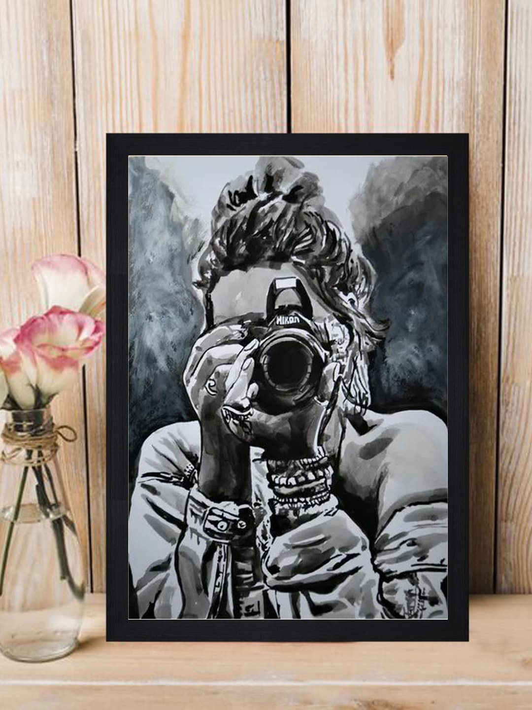 

Gallery99 Multi Photography Stance Texture Paper Framed Wall Art