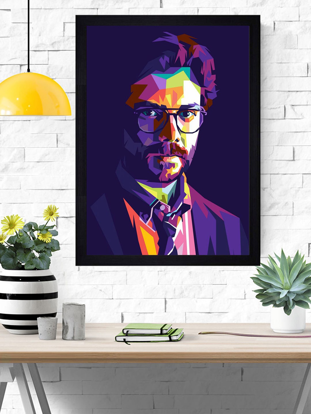 

Gallery99 Multi The Professor In Money Heist Texture Paper Framed Wall Art