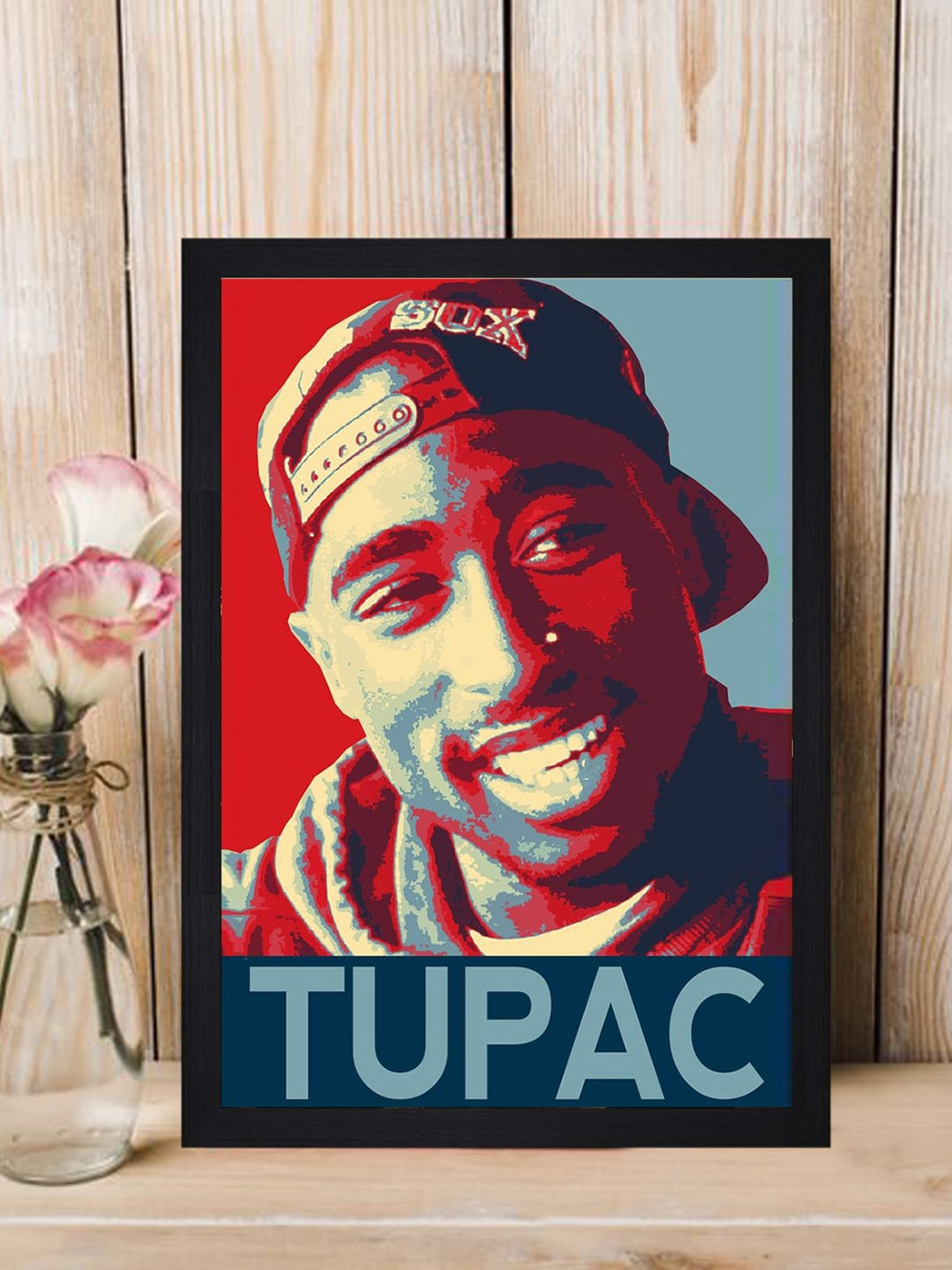 Gallery99 Multicoloured Tupac Paper Framed Wall Art, Multi