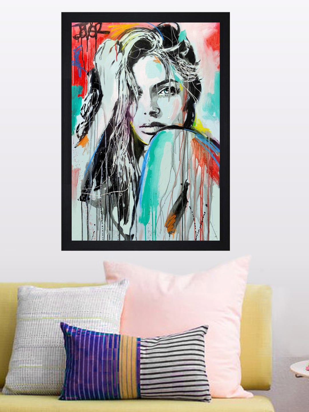 

Gallery99 Abstract Beauty Texture Paper Framed Wall Art, Multi